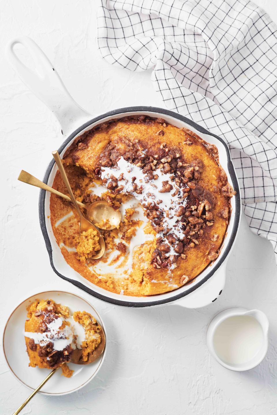 The Pumpkin Skillet Crumble from "A New Take on Cake" by Anne Byrn.