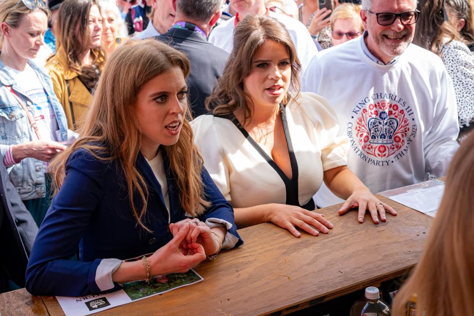 Royal sisters at the bar (Getty)