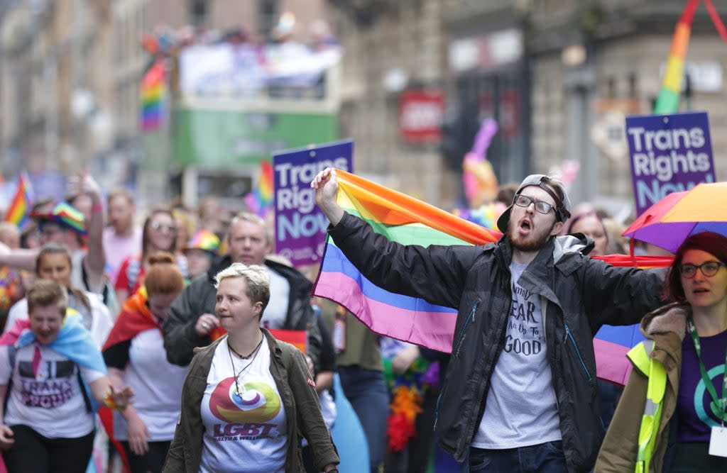 The march will head to George Square (David Cheskin/PA) (PA Archive)