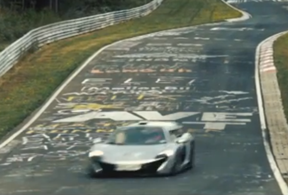 McLaren P1 at Nurburgring