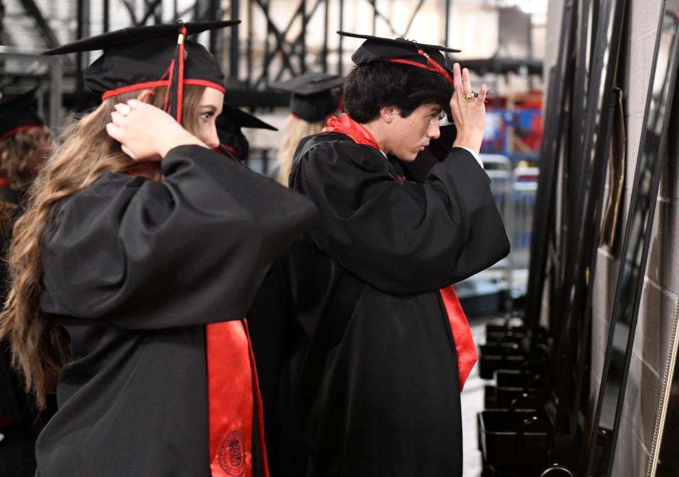 Texas Tech hosted a commencement ceremony Saturday, May 11, 2024, at the United Supermarkets Arena.