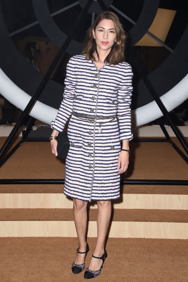 Sofia Coppola, in Chanel, while at Chanel.  (Photo: Dominique Charriau via Getty Images)