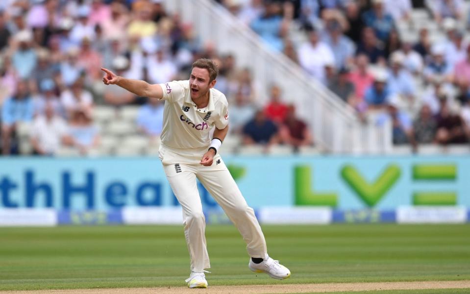 Stuart Broad appeals - Getty