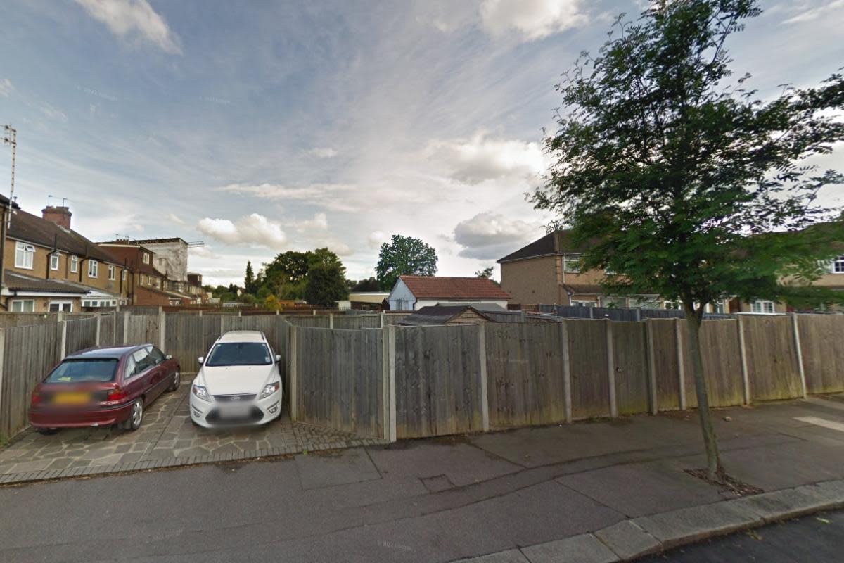 The unused garden as seen from Bramble Close. <i>(Image: Google Street View)</i>