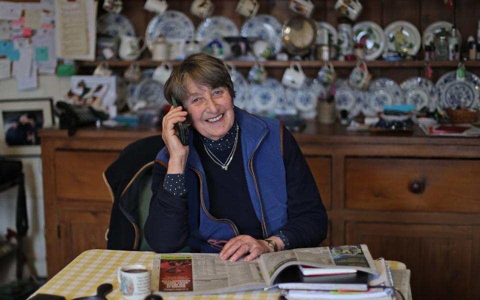 Henrietta Knight at her home and training centre at West Lockinge Farm