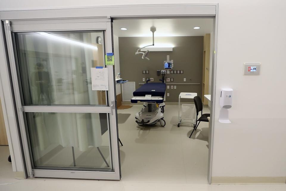 FILE PHOTO - A patient exam room at St. Michael Medical Center in Silverdale on Monday, October 13, 2020.