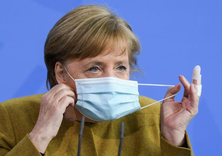 Angela Merkel, le 13 avril 2021 à Berlin - ANNEGRET HILSE © 2019 AFP