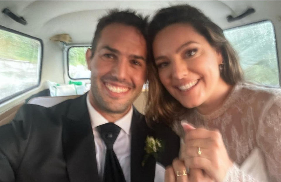 Kelly Brook and Jeremy Parisi are husband and wife credit:Bang Showbiz