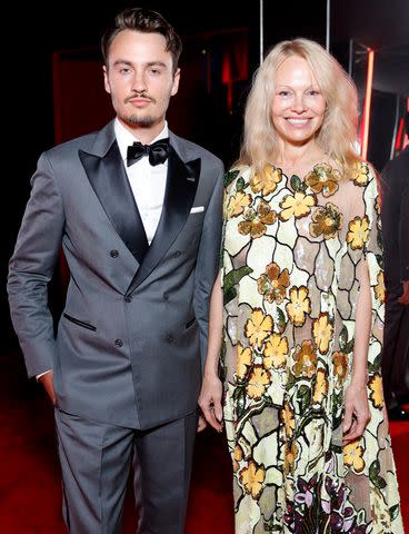 <p>Stefanie Keenan/VF24/WireImage</p> Brandon Thomas Lee and Pamela Anderson