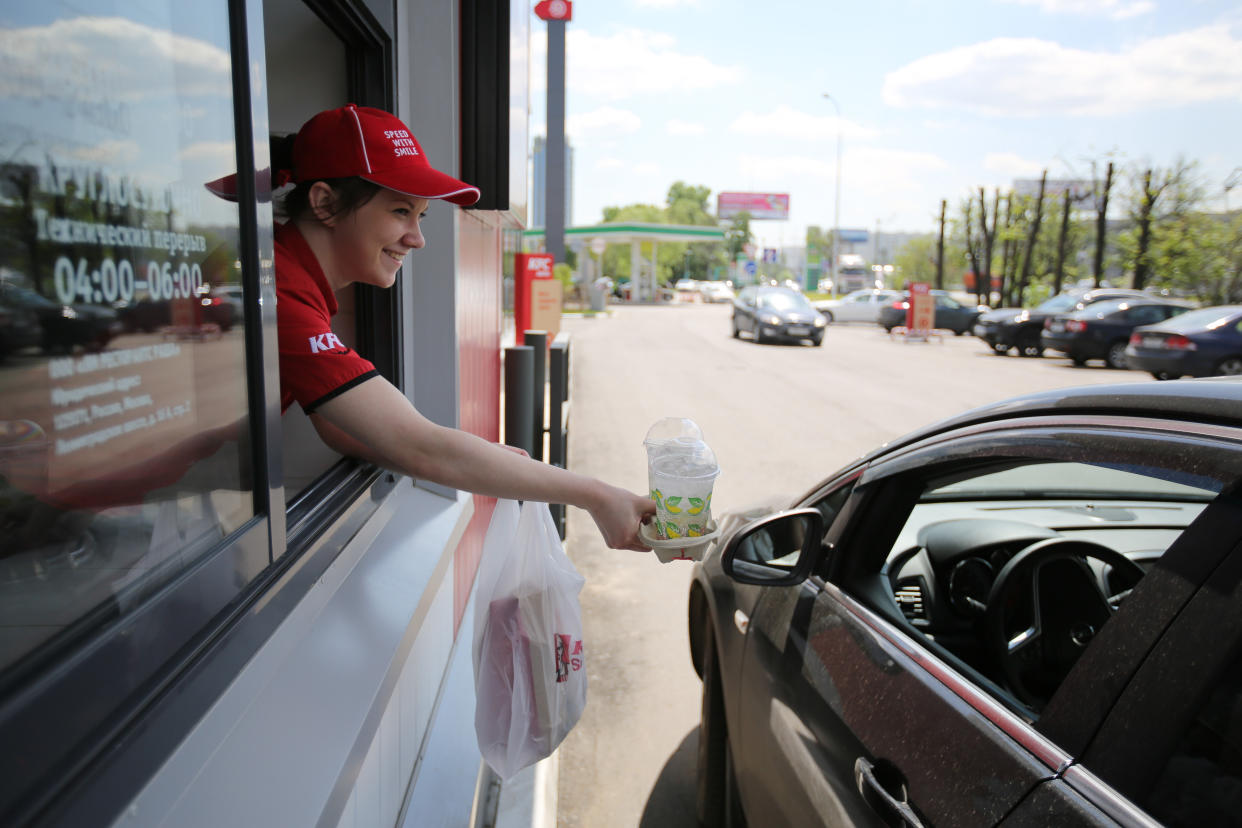 KFC says it will not review it's glove policy for staff members. Photo: Getty Images