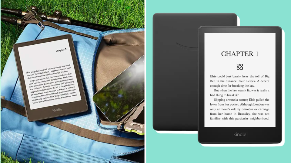 Stay up to date on whatever you're reading without lugging a backpack loaded with books.