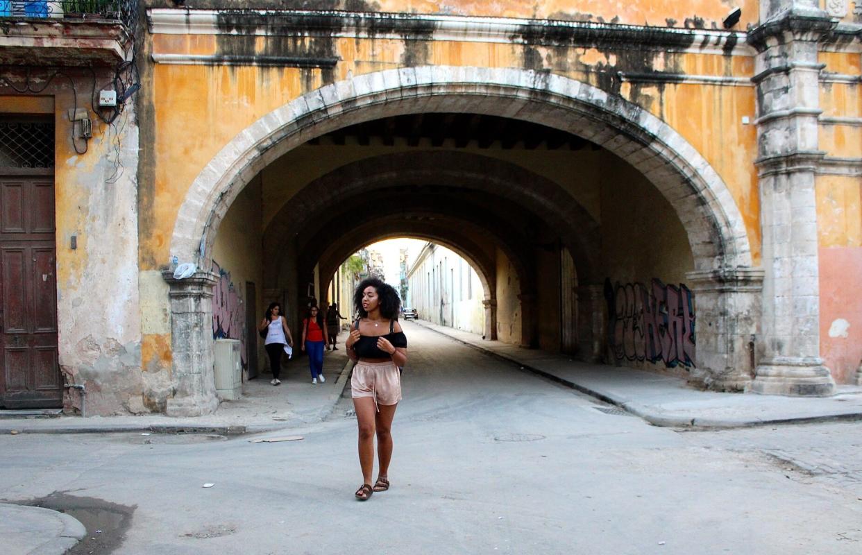 Georgina Lawton in Havana, Cuba