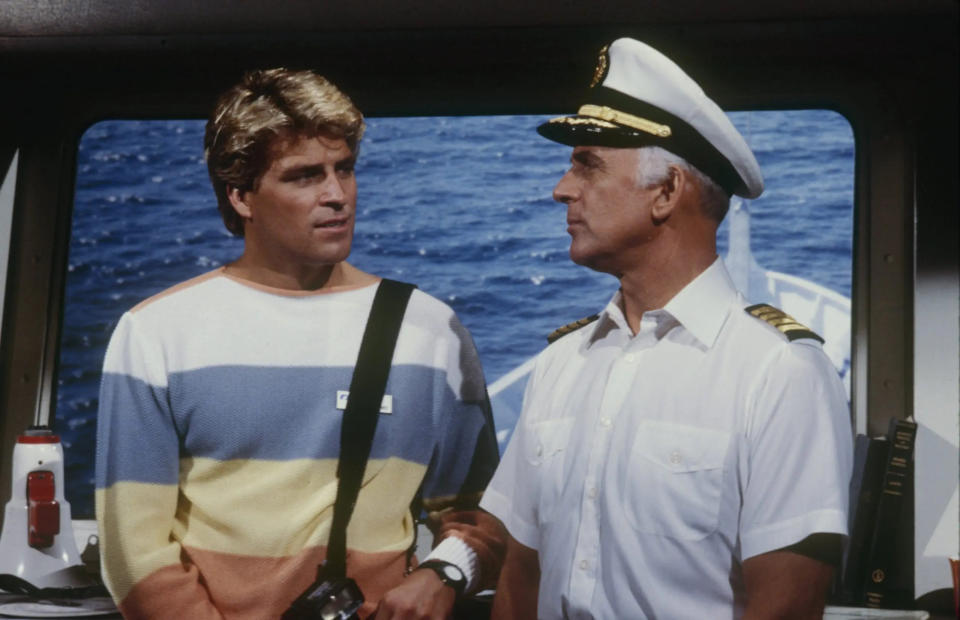 Ted McGinley with Gavid Macleod in The Love Boat