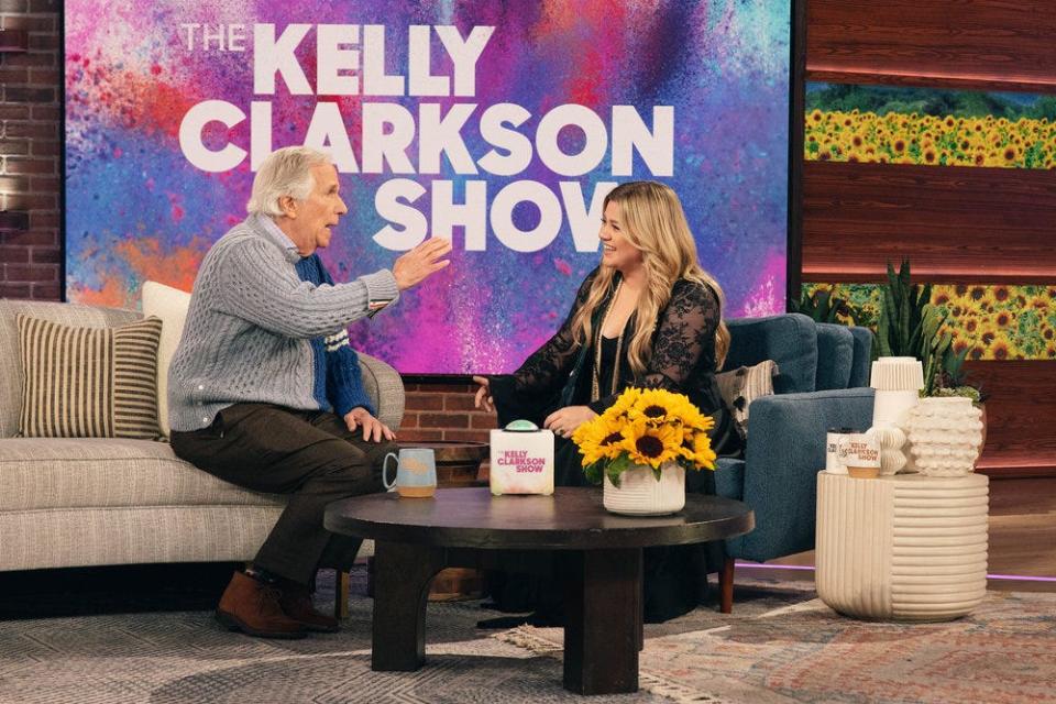 Henry Winkler joined Kelly Clarkson on "The Kelly Clarkson Show" Tuesday.