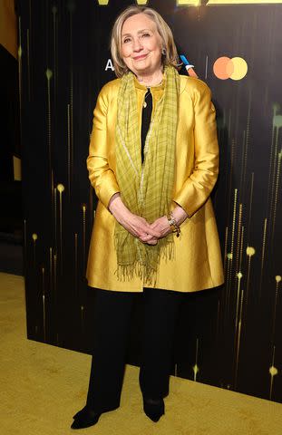 <p>Jamie McCarthy/Getty Images</p> Hillary Rodham Clinton at the opening night of 'The Wiz' held at the Marquis Theatre on April 17, 2024 in New York City