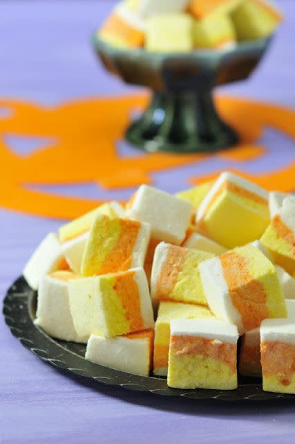 Candy Corn Marshmallows