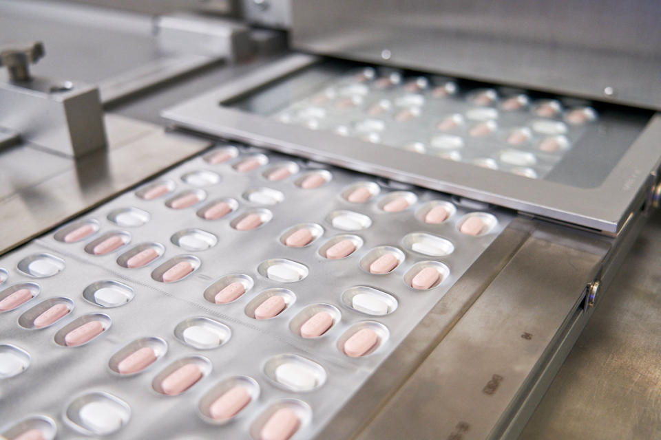 Paxlovid, Pfizer's Covid-19 pill, is manufactured in Ascoli, Italy. (Pfizer via Reuters)