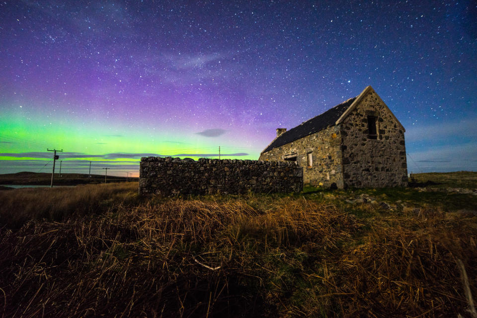 If you're very lucky indeed, you might just catch the Northern Lights in the Hebrides (Getty Images)