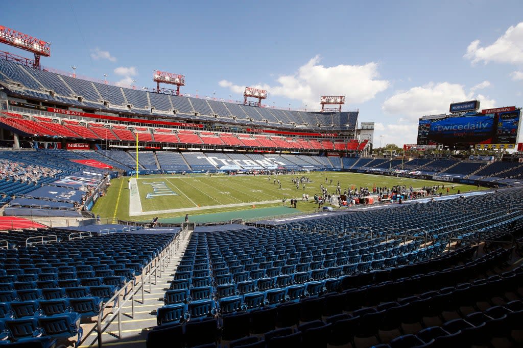 The Steelers vs Titans game was set to be played at Nissan Stadium (Getty)