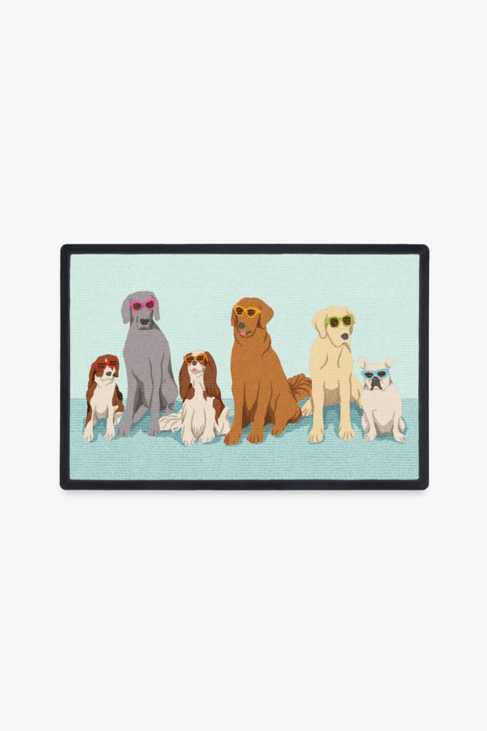 Ruggable’s “Dogs Day Out” doormat.