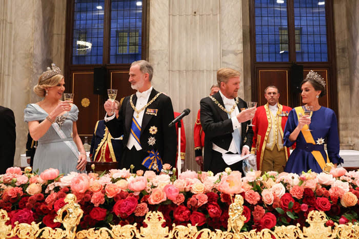 Banquete de Estado ofrecido por Guillermo y Máxima de los Países Bajos a los reyes Felipe y Letizia