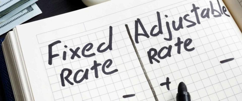 Fixed rate vs adjustable rate mortgage pros and cons.