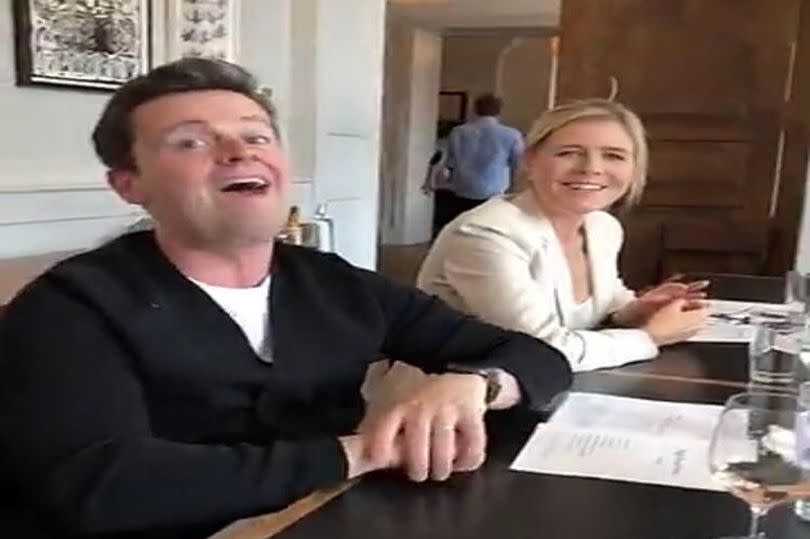 Declan Donnelly and his wife Ali Astall