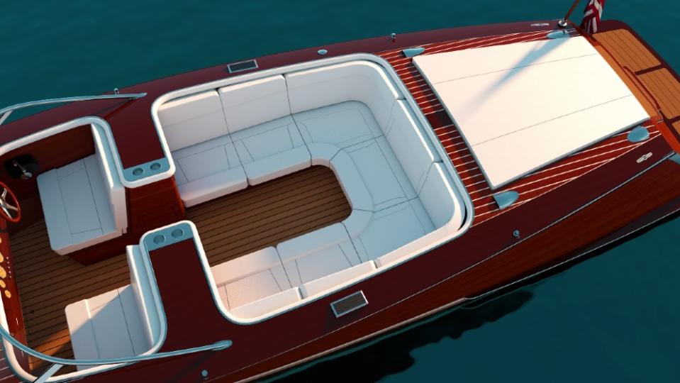 Grand Craft mahogany boats are made with a combination of new technology and old-world craftsmanship.