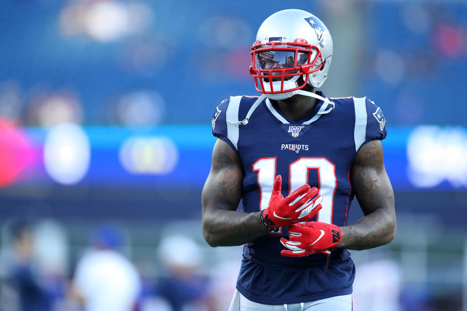 Josh Gordon played in the Patriots' final preseason game. (Getty Images)