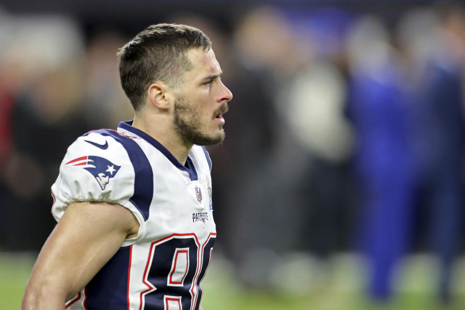 Headed for warmer weather: WR Danny Amendola will sign a free-agent contract with the Miami Dolphins, leaving the New England Patriots after five seasons. (AP)