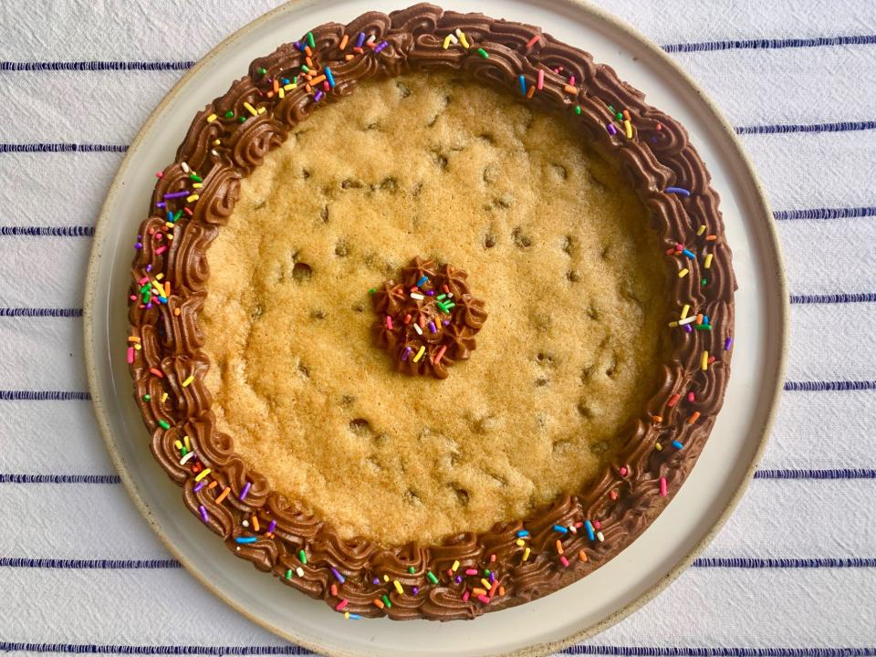 Chocolate Chip Cookie Cake