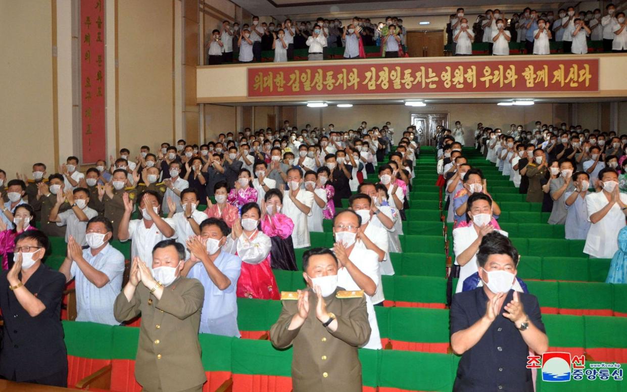 The North Korean Central Committee of the Workers' Party  - STR/KCNA VIA KNS/AFP via Getty Images