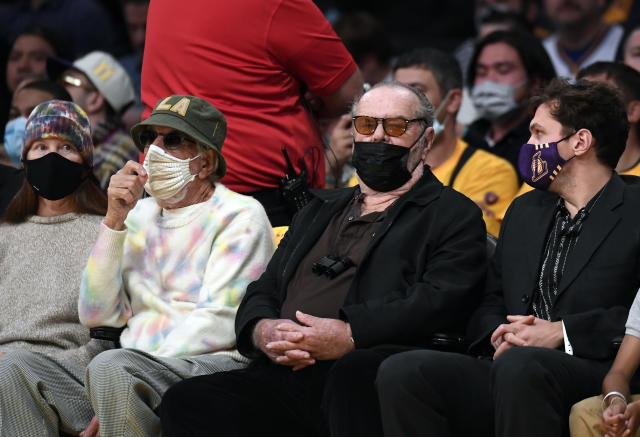 LOOK: Jack Nicholson at Lakers games through the years