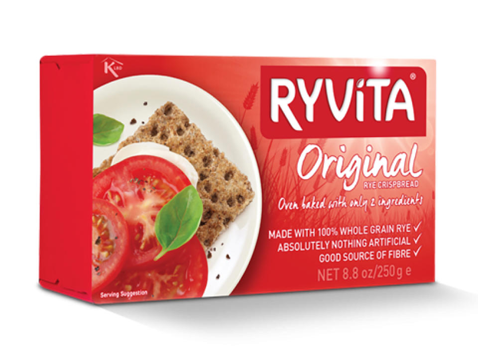 Packet of Ryvita Original cripsbread