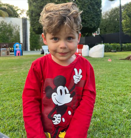 <p>Anna Kournikova Instagram</p> Enrique Iglesias' son Nicholas