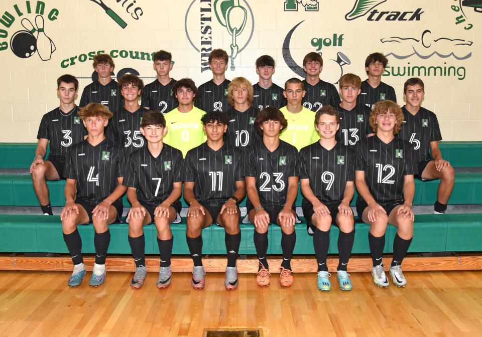The Harrison boys soccer team is 11-0 for the first time in team history. Sept. 28, 2023.