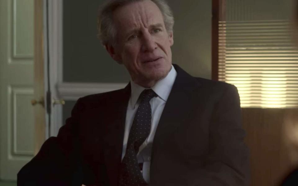 Nicholas Farrell as Michael Shea in The Crown  - Netflix