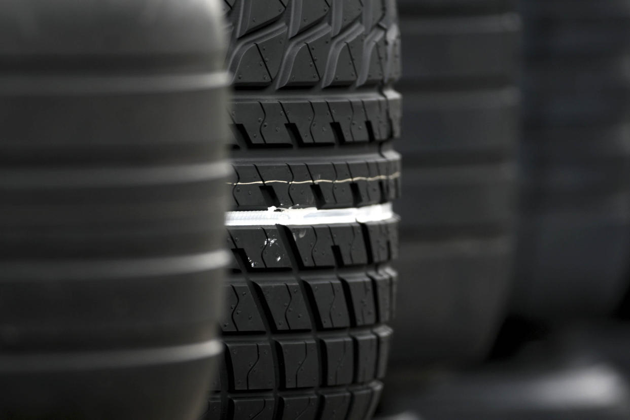 General view of tyres