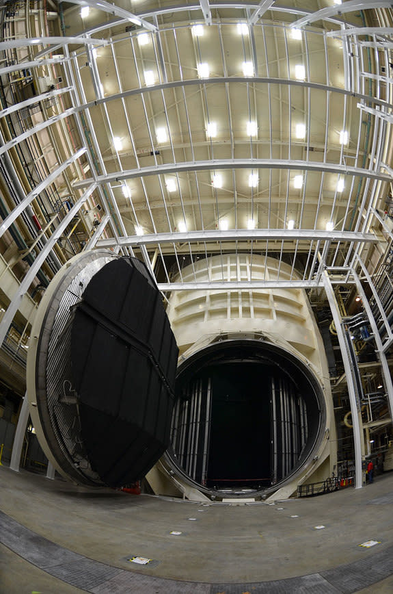 Chamber A, the world's largest high-vacuum cryogenic-optical test chamber, will test the world's largest space telescope, the James Webb Space Telescope.