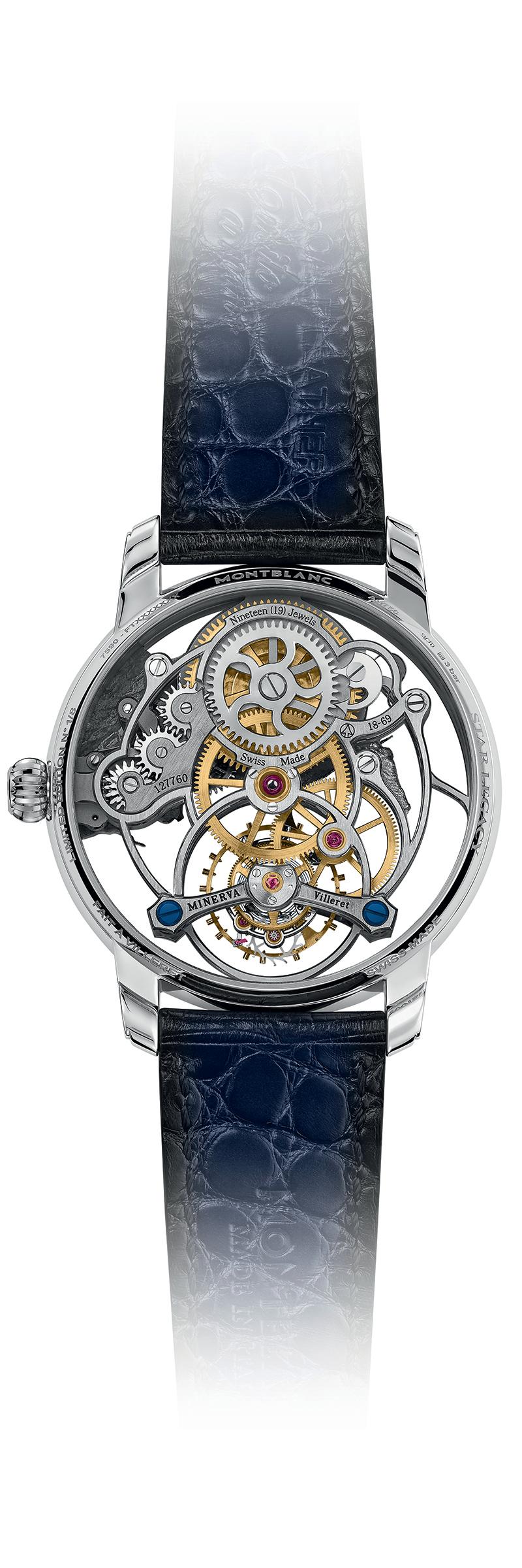 Back Side – Montblanc’s Star Legacy Exo Tourbillon Skeleton — The Ascent Limited-Edition 8.