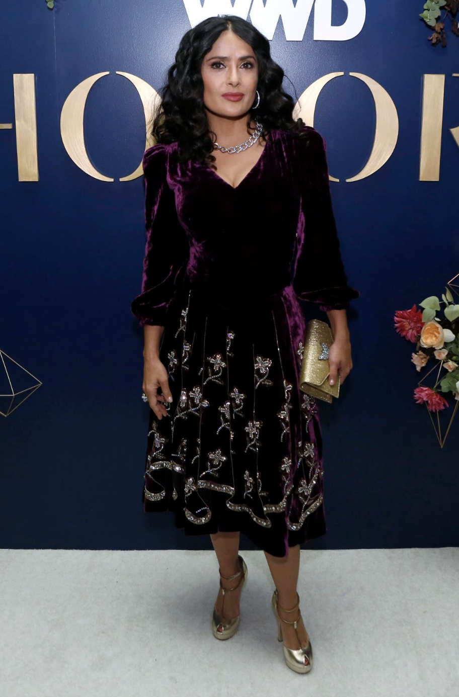 Salma Hayek at the WWD Honours event