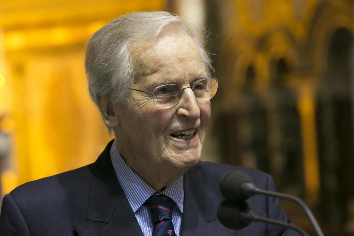 Nicholas Parsons: The host, 94, has appeared on the show for more than 50 years: Getty Images
