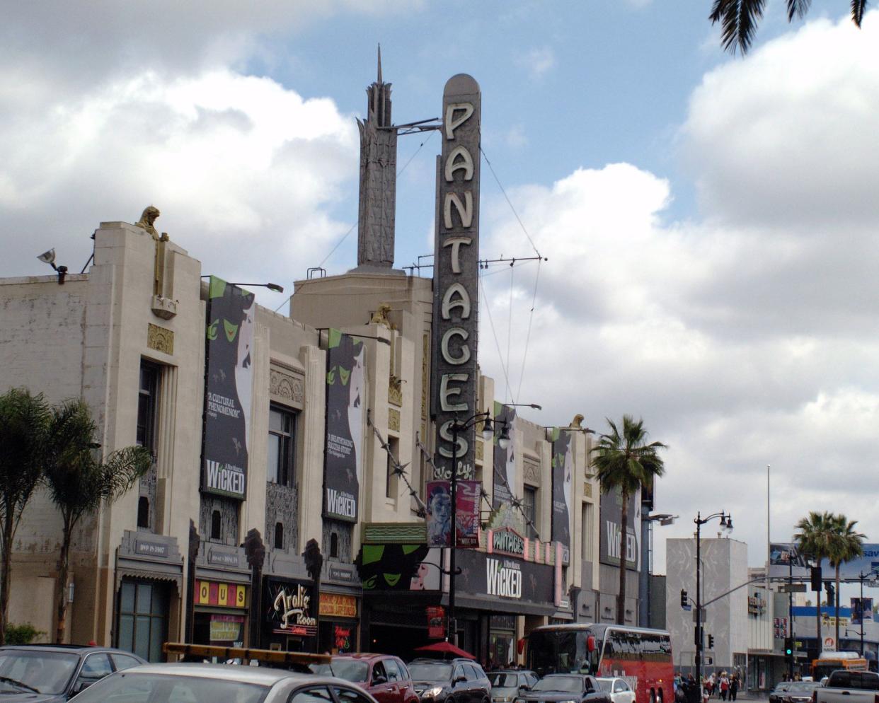 The Pantages Theatre — on Hollywood Boulevard, Hollywood (Los Angeles), California