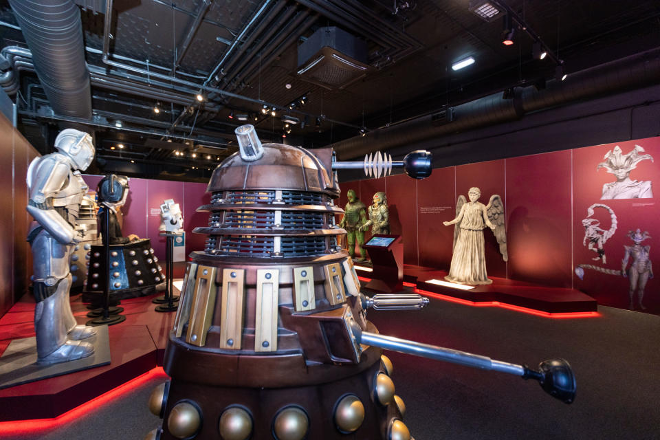 The Monster Vault at the Doctor Who Worlds of Wonder exhibition in Liverpool (Robin Clewley/PA)
