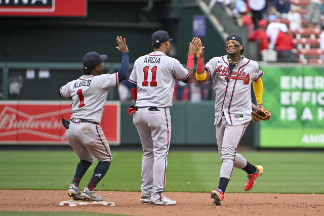 Atlanta Braves celebrate Georgia Football National Championship win