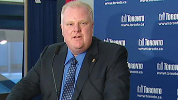 Toronto Mayor Rob Ford checked himself into hospital 'after feeling unwell.'