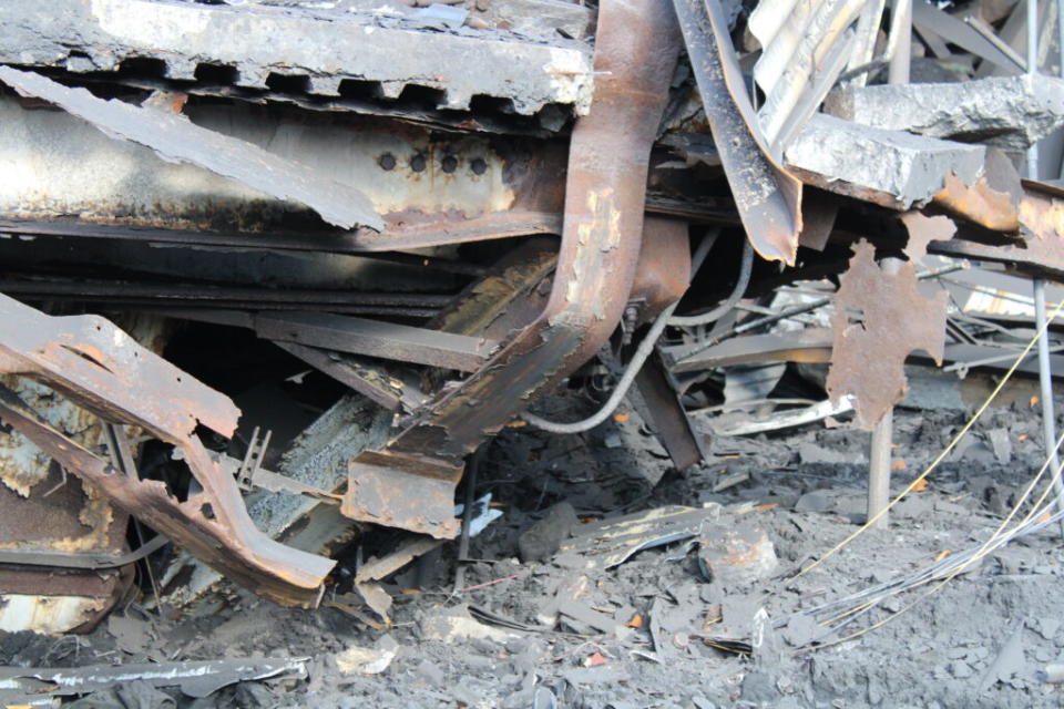     State workplace safety inspectors noted the corroded steel at the coal processing plant.  (Public records)