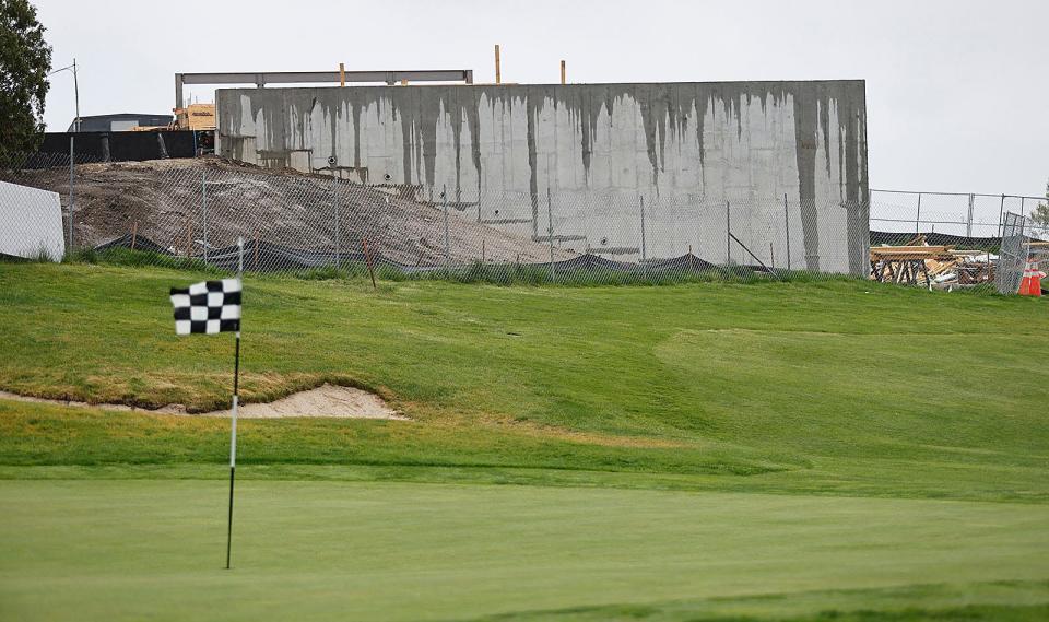 Work on the city owned Furnace Brook Golf Course clubhouse and the adjacent park area on Forbes Hill in Quincy on Thursday May 16, 2024