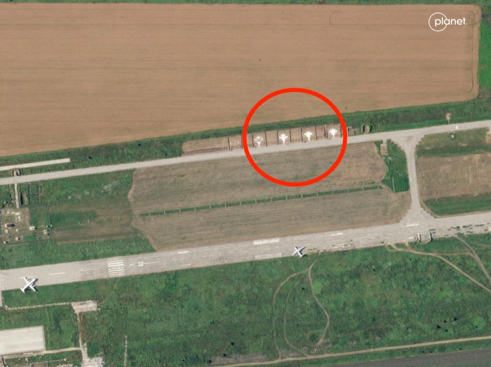 Yeysk air base on June 26, 2023.