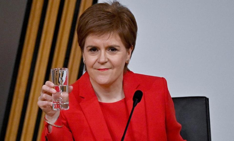 Nicola Sturgeon appears at an inquiry into the Scottish government’s handling of complaints against Alex Salmond.